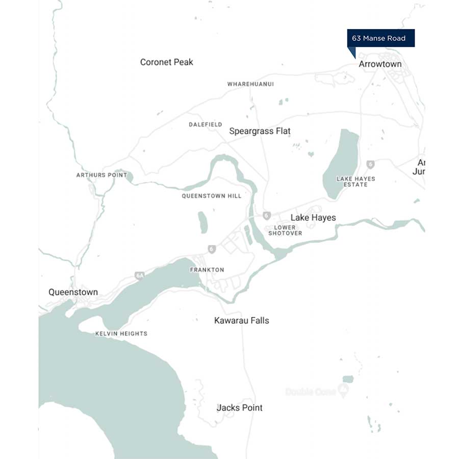 arrowtown map manse mews